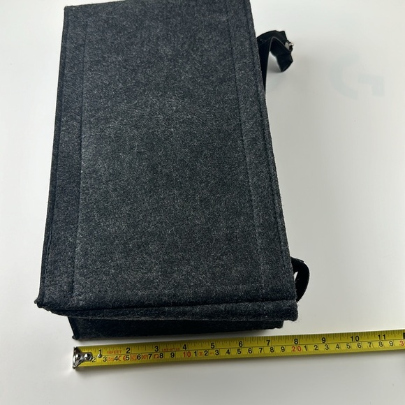 Felt Purse Organizer Handbag Insert Liner Shaper - Bag in Bags Tote Grey - Picture 6 of 6